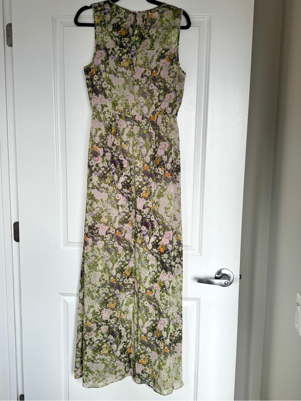 Vintage MADEWELL Maxi Dress Rare Watercolor Floral Garden Botanical Size 12 NWT - Picture 12 of 15